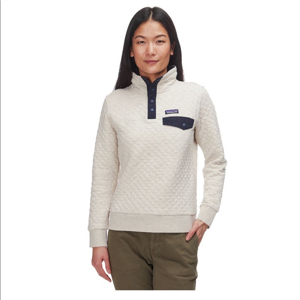 Patagonia quilt snap-T Pullover Sweatshirt